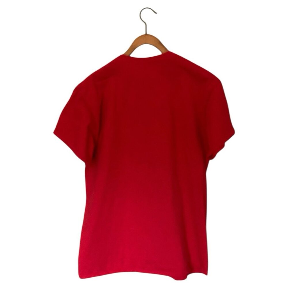Liberty Flames Red S/S T-Shirt Men's Size L NCAA Give Me Liberty LU University - Picture 2 of 9